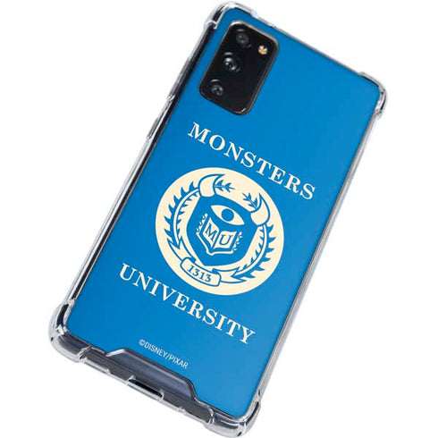 Disney Monsters University School’s Emblem Galaxy S20 FE Clear Case